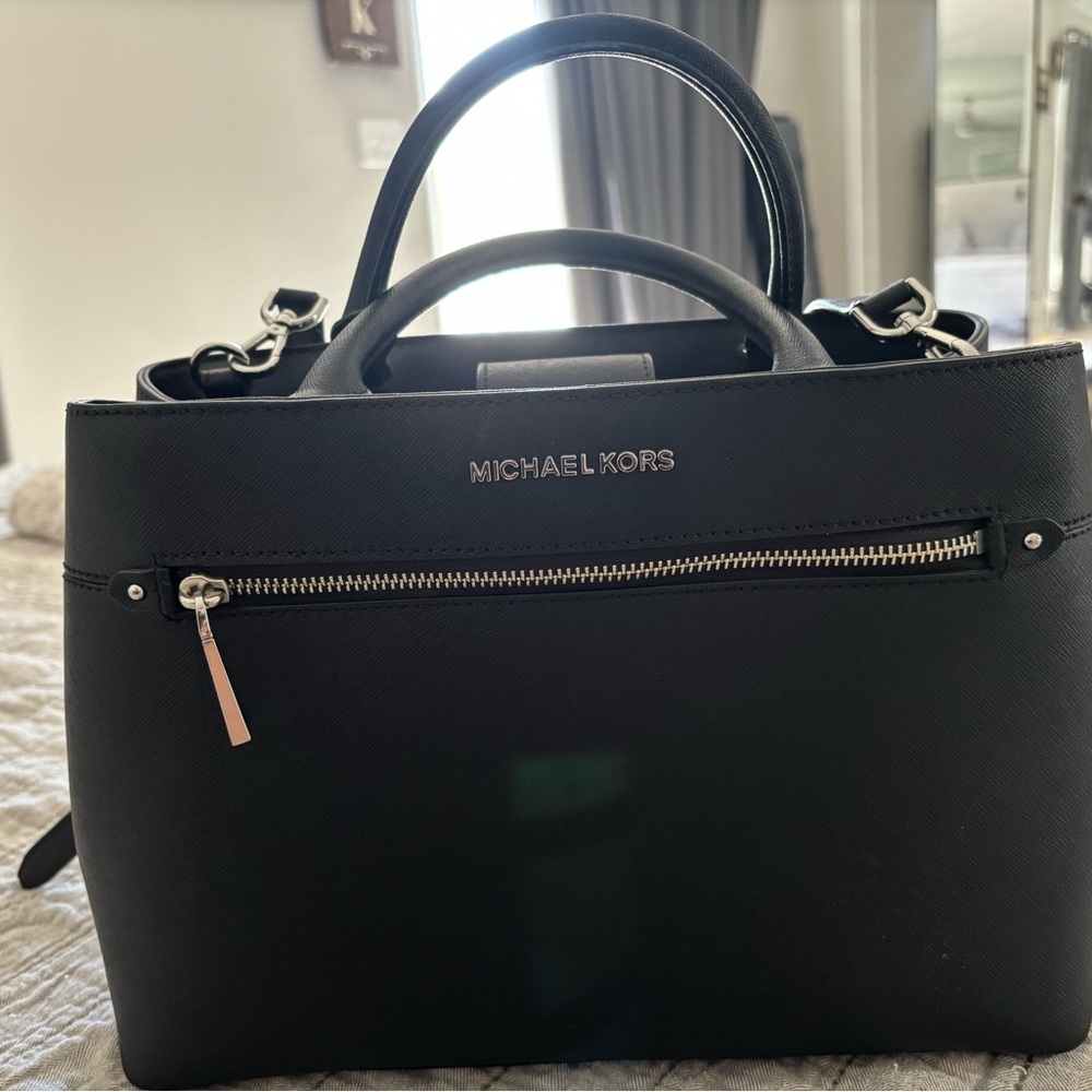 Michael Kors Black Satchel Bag